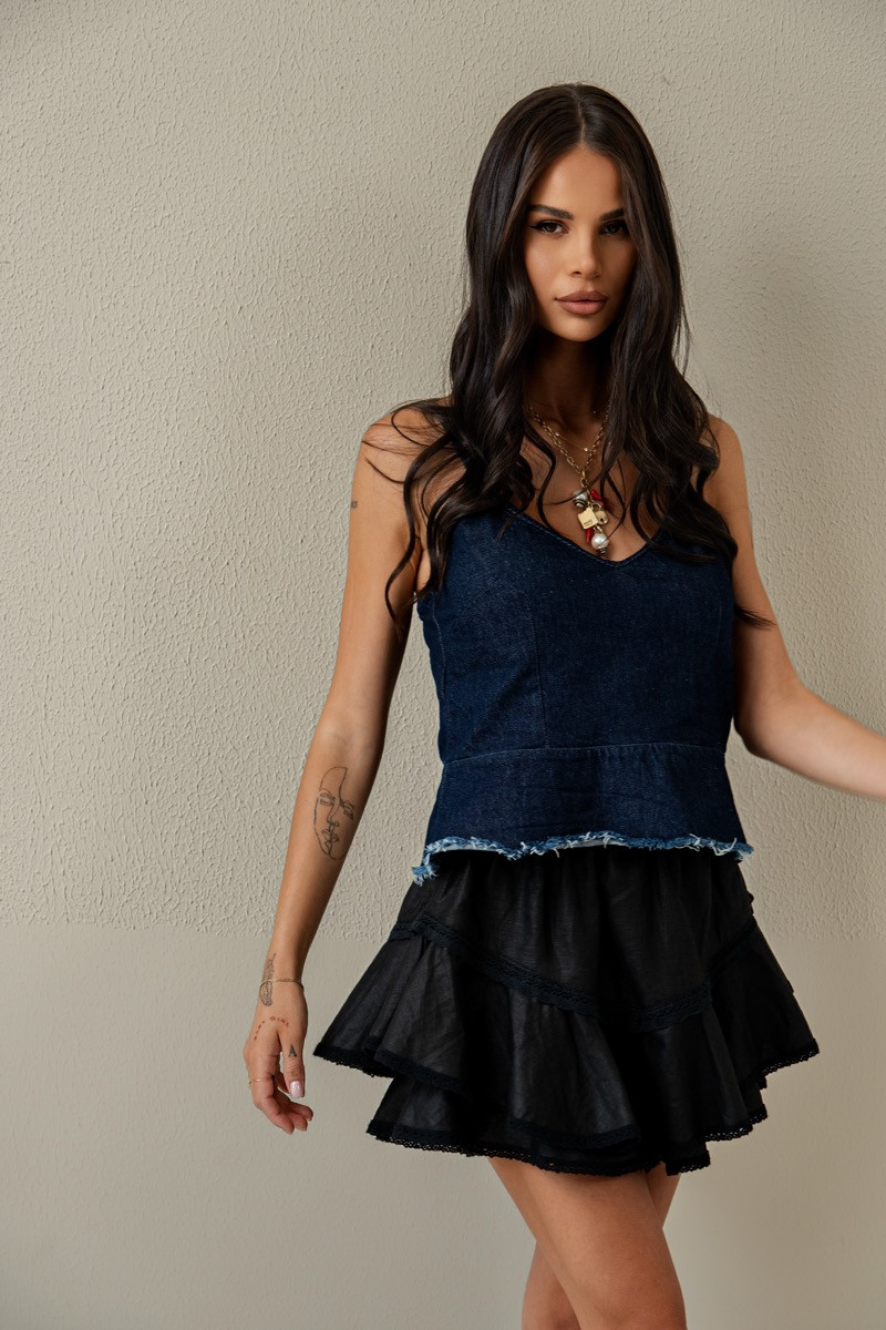 Топ denim muse